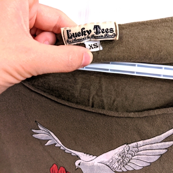 3 for $15 Army green long sleeve top - Picture 2 of 3